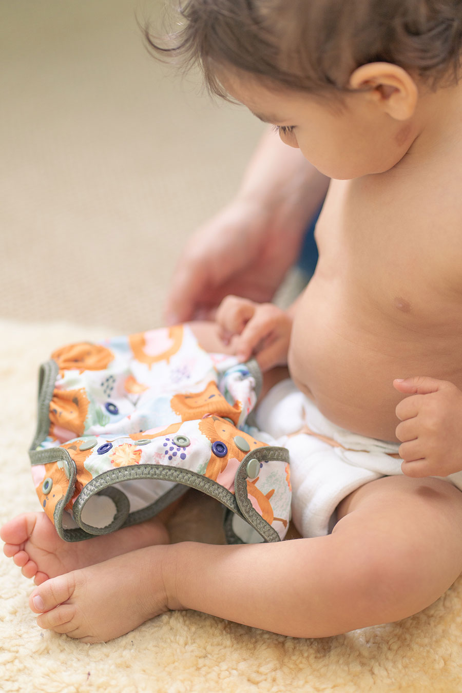 baby-windel Baby mit Stoffwindel von frau mittag, Hamburg