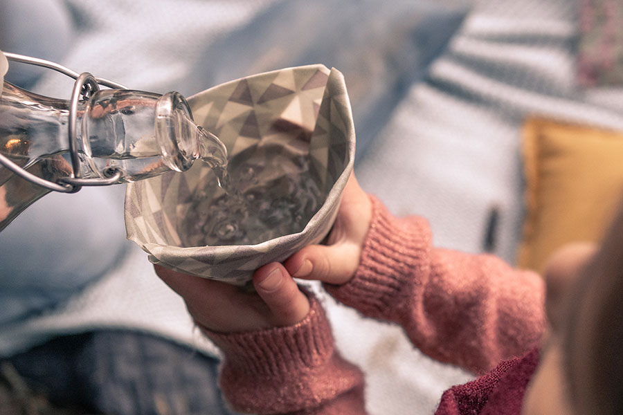 nachhaltige Lebensmittelverpackung frau mittag – Wetbag